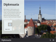 Tablet Screenshot of diplomaatia.ee